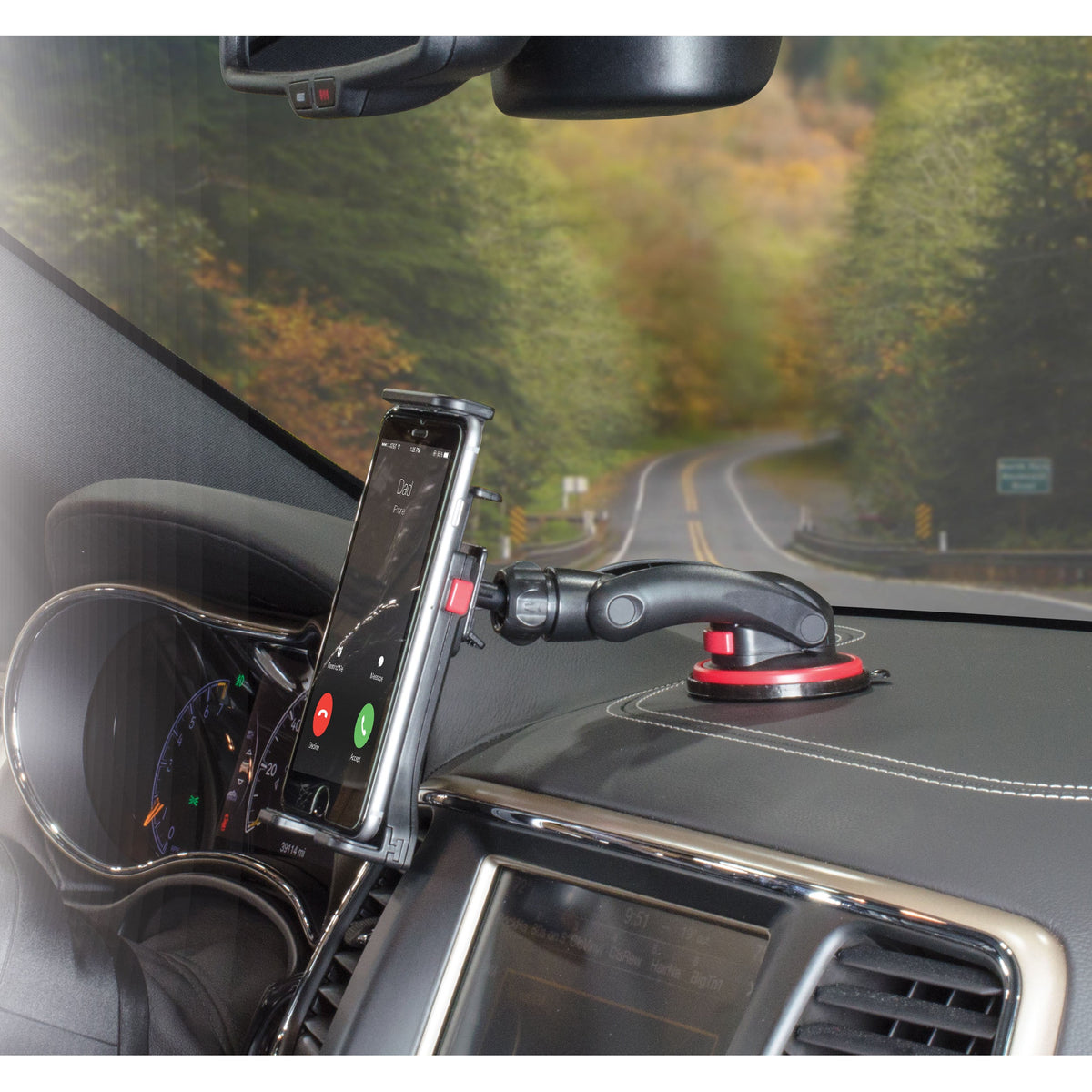 Tuff Tech Super Stick Windshield and Dash Mount Phone Holder