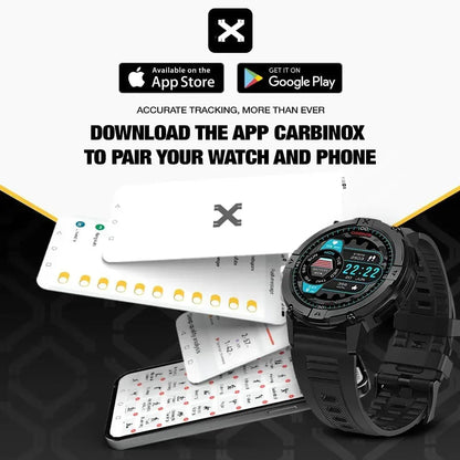 Carbinox X-Ranger Waterproof Smartwatch Fitness Tracker for Android & iOS