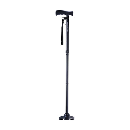 HurryCane Freedom Edition Folding Cane with T Handle, Black