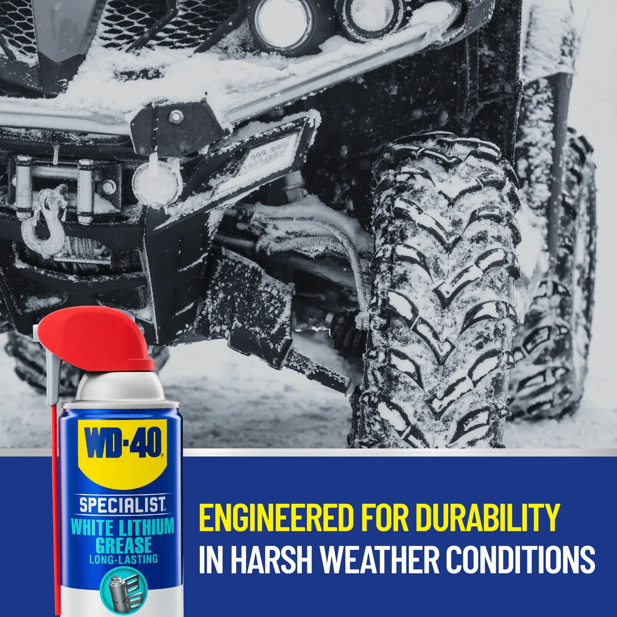 WD-40 Specialist White Lithium Grease Protective Spray, 10 oz