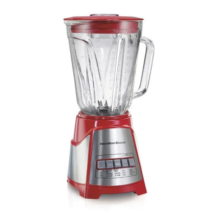 Hamilton Beach Power Elite Multi-Function Blender, Red, New, 58147