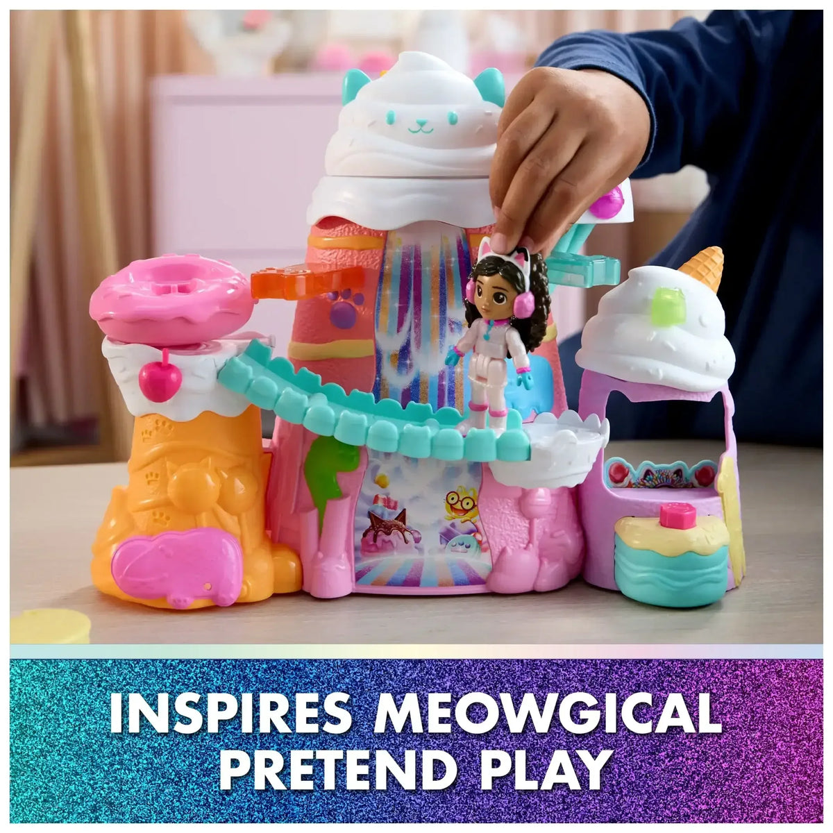 Gabby's Dollhouse: Sweet Treat Mountain Playset with Figure Collectibles for Ages 3 and Up