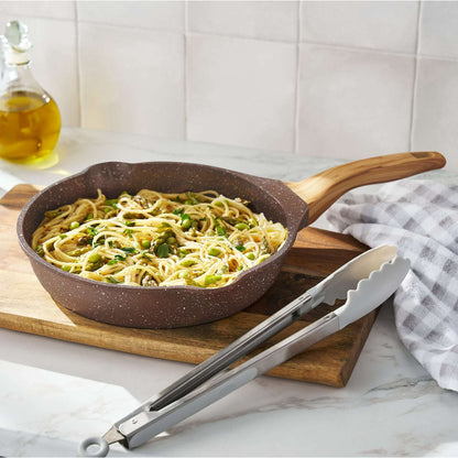 The Pioneer Woman 10-Inch Cast Aluminum Fry Pan, Brown Speckle