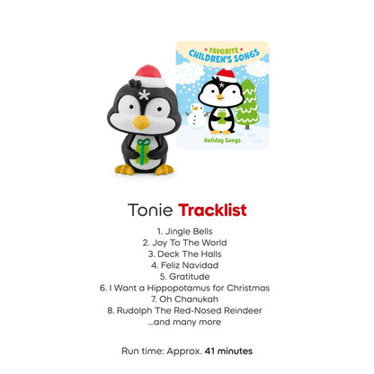 tonies Favorite Children's Songs: Holiday Songs Audio Toy Figurine, Age Group 3+