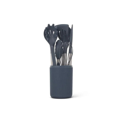 Thyme & Table 10-Piece Silicone Gadget Set - Black