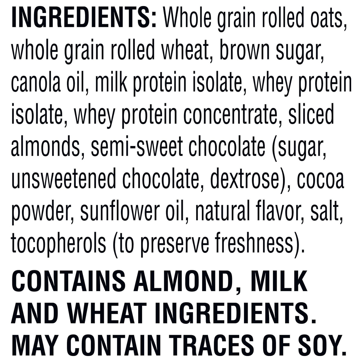 Quaker Protein Granola Oats Chocolate & Almonds, 18 oz Single Pack