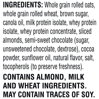 Quaker Protein Granola Oats Chocolate & Almonds, 18 oz Single Pack