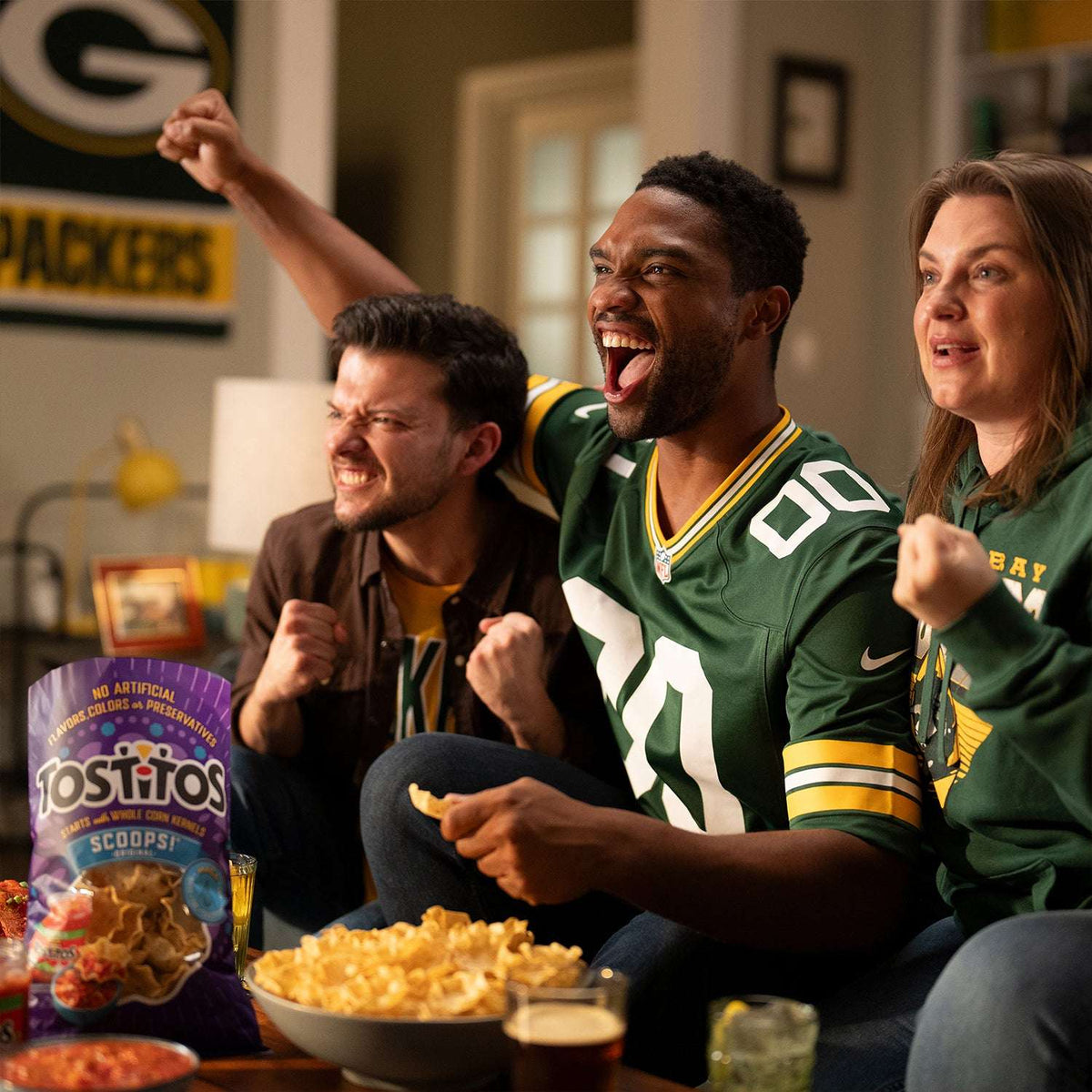 Tostitos Scoops! Party Size Tortilla Chips, 14.5 oz Bag