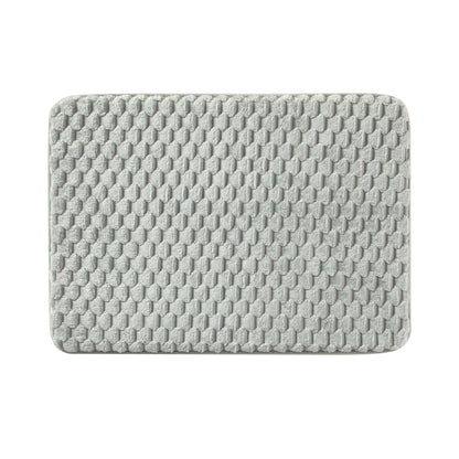 Mainstays Brown Bag 2pc Tile Bubble Bath Rug Set