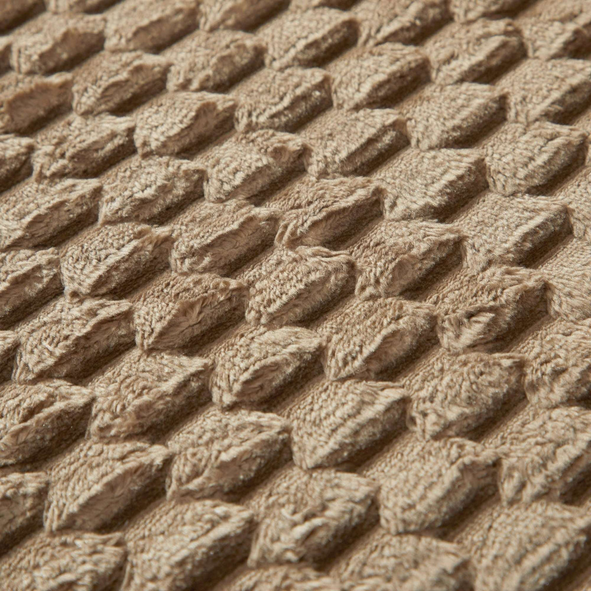 Mainstays Brown Bag 2pc Tile Bubble Bath Rug Set