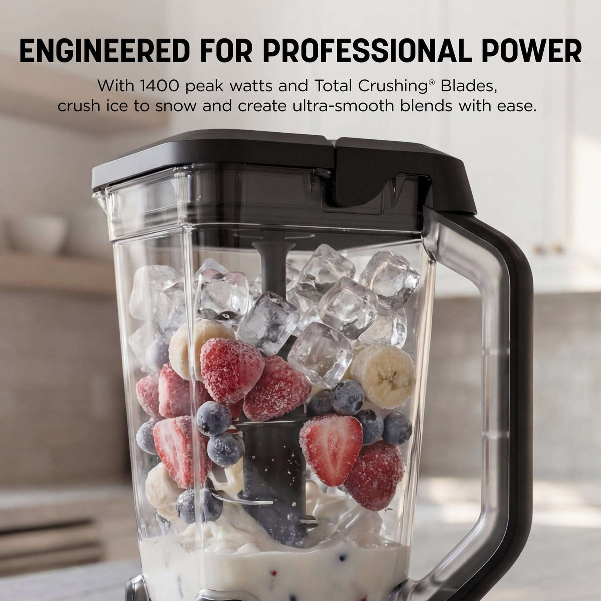 Ninja Professional Plus DUO 72-Oz Blender, Smoothies, Ice Crush, 2 Auto-iQ Preset Programs, 4 Speeds, 1400PW, BN750