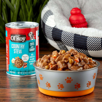 Ol' Roy Country Stew Cuts in Gravy Wet Dog Food, 22 oz
