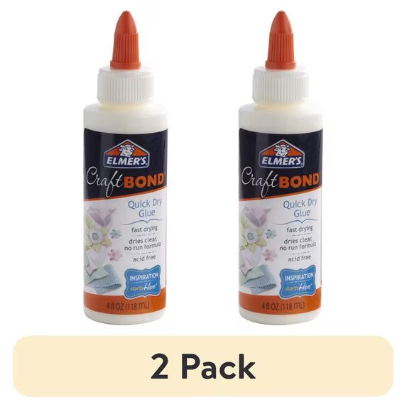 Elmer's Craft Bond Quick Dry Glue, 4 oz.