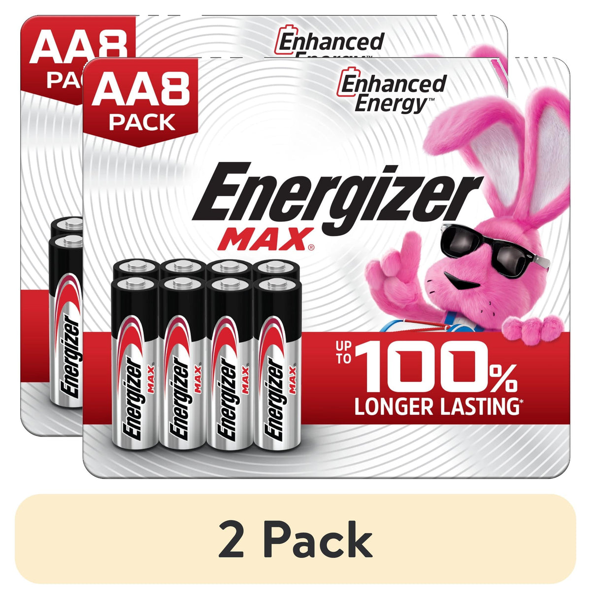 Energizer MAX AA Batteries (8 Pack), Double A Alkaline Batteries