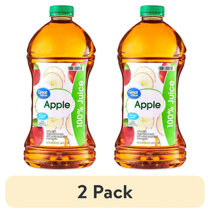 Great Value 100% Apple Juice, 96 fl oz