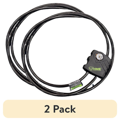 HME Trail Camera 5/16" Cable Lock, 7FT Long