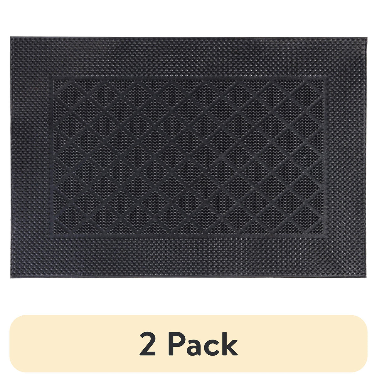 Mainstays Flexible Rubber Pin Doormat for Entryways