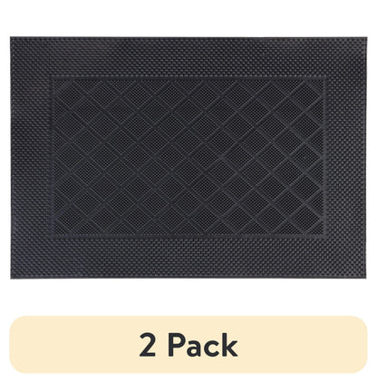 Mainstays Flexible Rubber Pin Doormat for Entryways