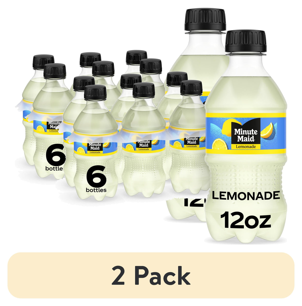 Minute Maid Lemonade Bottles, 12 fl oz, 6 Pack