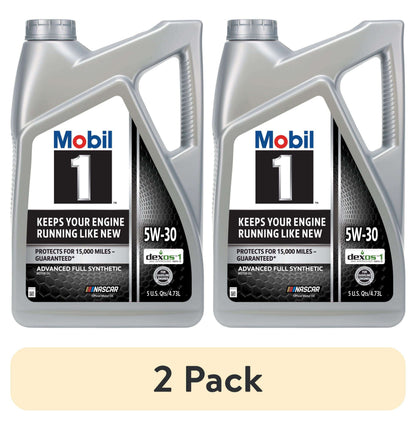 Mobil 1 Advanced Full Synthetic Motor Oil 5W-30, 5 Quart