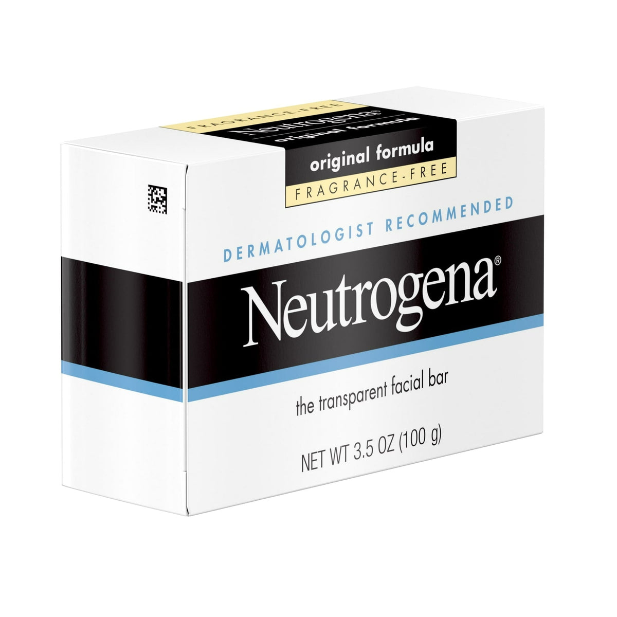 (2 pack) Neutrogena Original Gentle Facial Cleansing Bar, Fragrance-Free Daily Face Soap, 3.5 oz