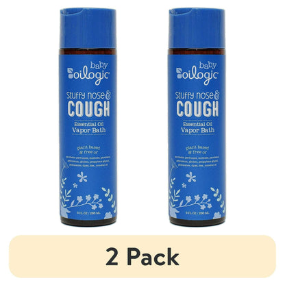 Oilogic Stuffy Nose & Cough Essential Oil Vapor Bath for Baby, 9 oz
