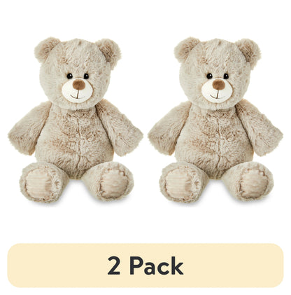 Spark Create Imagine Soft Bear Plush with Beans, 17 in, 0 Months+