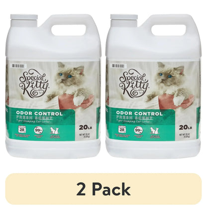 Special Kitty Scoopable Tight Clumping Cat Litter, Fresh Scent, 20 lb