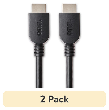 Onn. 4ft HDMI Cable, Black Color