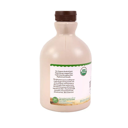 Wellsley Farms Organic Grade A Dark Maple Syrup, 32 oz.