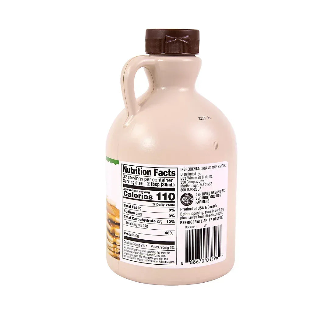 Wellsley Farms Organic Grade A Dark Maple Syrup, 32 oz.