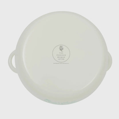 The Pioneer Woman Agatha 12 Qt Enamel on Steel Stock Pot with Lid