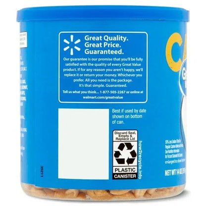 Great Value Lightly Salted Cashew Halves & Pieces, 14 oz