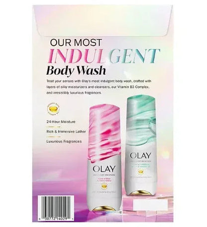 Olay Indulgent Moisture Body Wash with Vitamin B3, 20 oz., 2 pk.