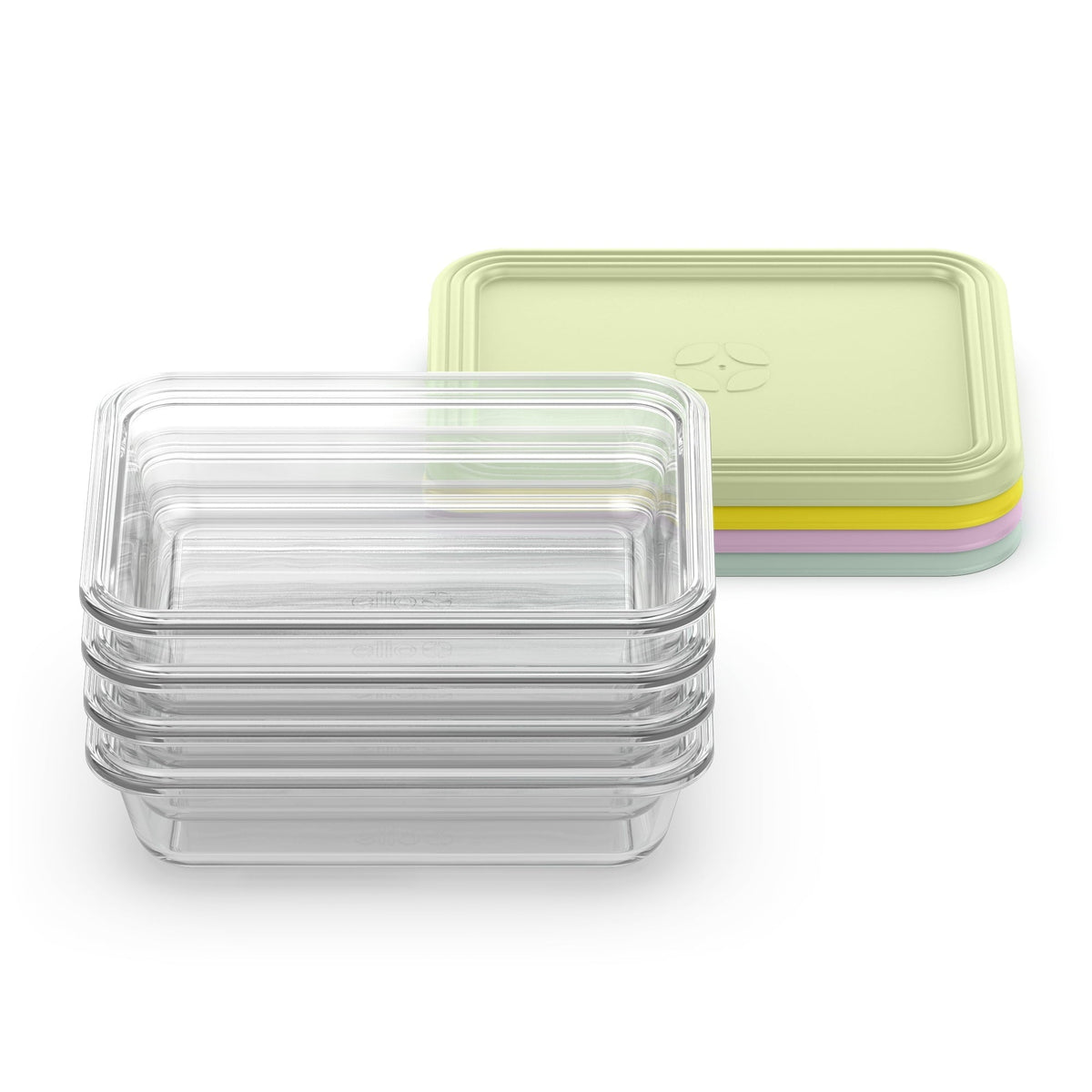 Ello Everyday 4.5 Cup 8PC Glass Meal Prep Set