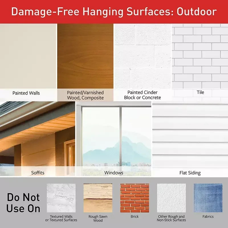 Command Damage-Free Hanging Metal Hooks, 2 pk. - Brushed Metal