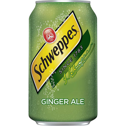 Schweppes Ginger Ale Soda Cans, 36 pk./12 oz.