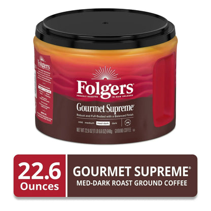 Folgers Colombian Ground Coffee, Medium Roast, 22.6 oz Canister