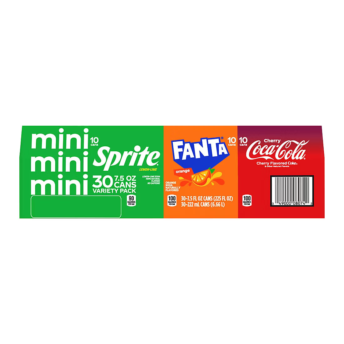 Coca-Cola Soda Soft Drink Variety Pack, Mini Cans, 30 pk./7.5 fl. oz.