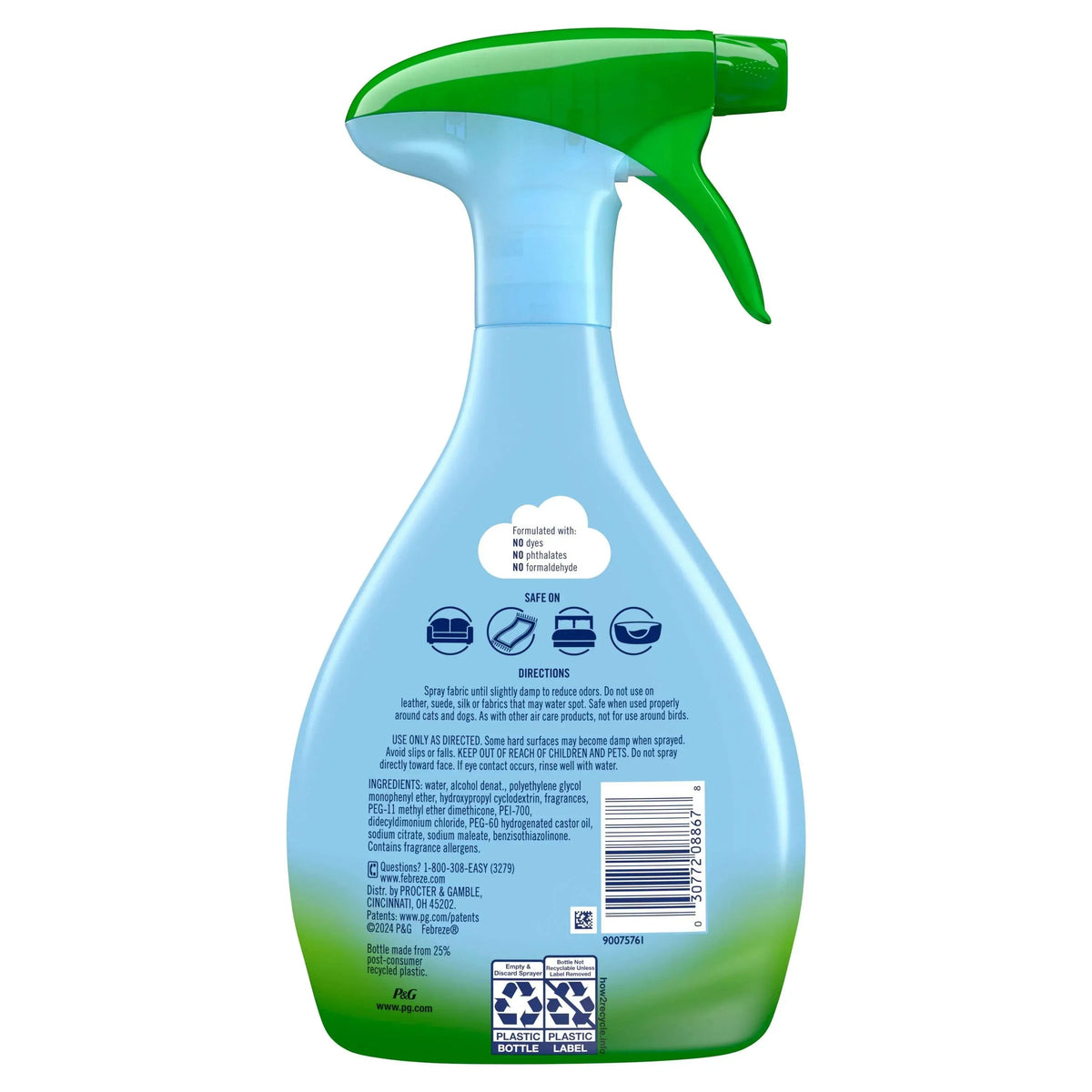 Febreze Fabric Spray Air Freshener, Odor-Fighting Fabric Refresher, Pet Odor Fighter, 23.6 fl oz