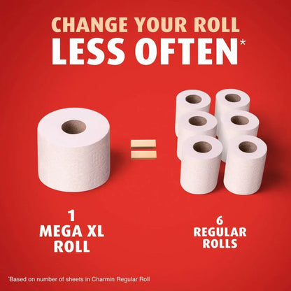 Charmin Ultra Strong Toilet Paper 12 Mega XL Rolls, 330 Sheets Per Roll