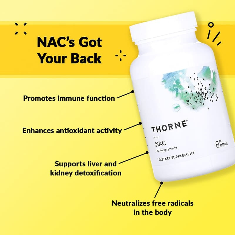 Thorne, NAC, Capsules (500 mg per Capsule)