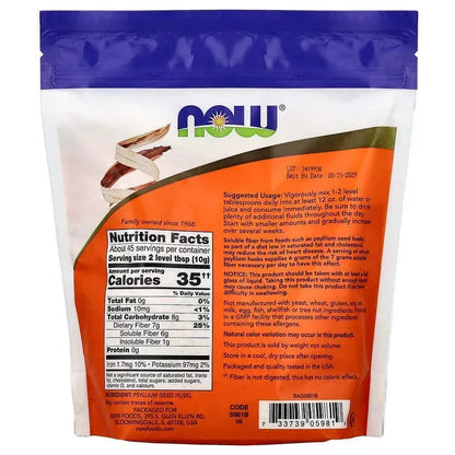 NOW Foods, Whole Psyllium Husks