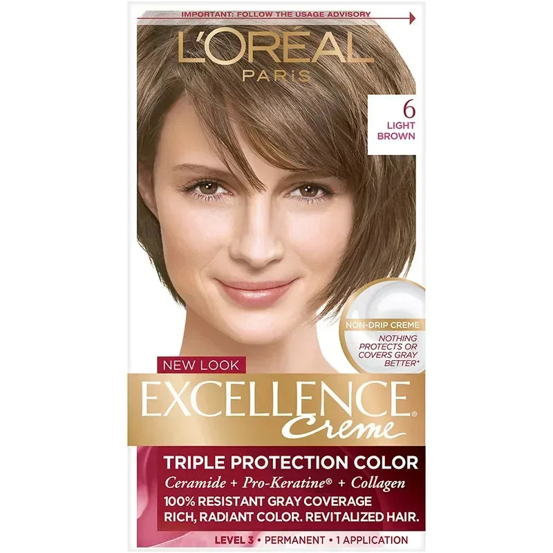 L'Oreal Paris Excellence Hair Color, 2 pk.