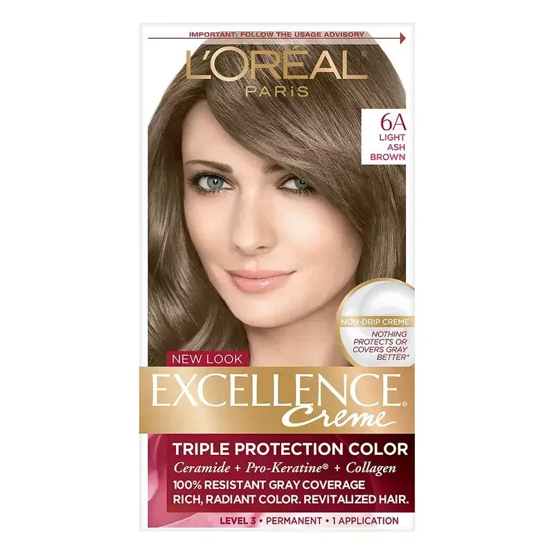 L'Oreal Paris Excellence Hair Color, 2 pk.