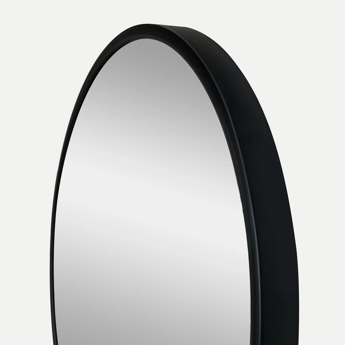 Mainstays 18x18 Black Round Small Decorative Wall Mirror for Bathroom or Living Room
