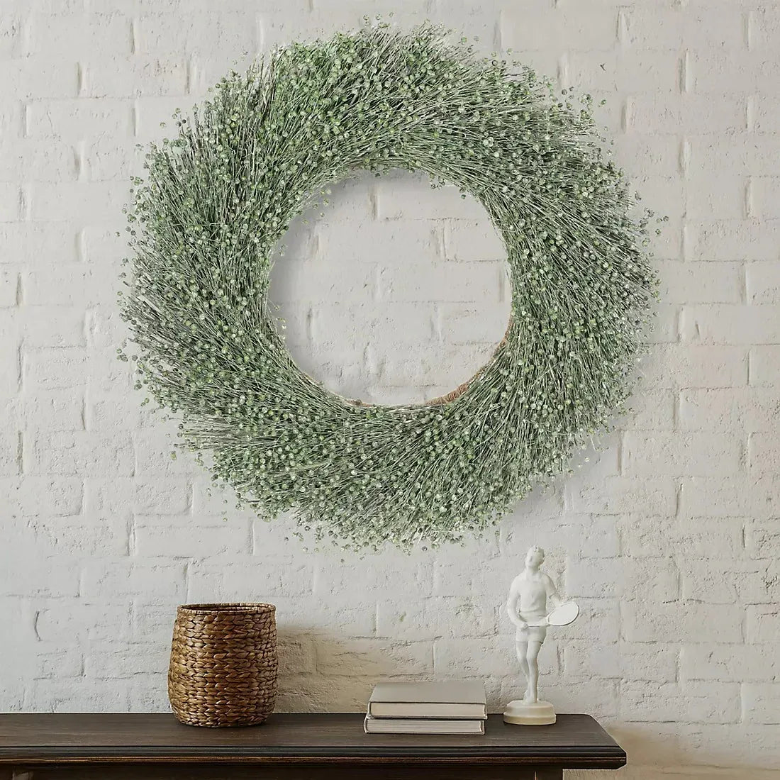 24" Dried Grass Wreath