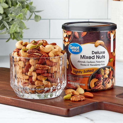Lightly Salted, Deluxe Mixed Nuts, 15.25 Oz
