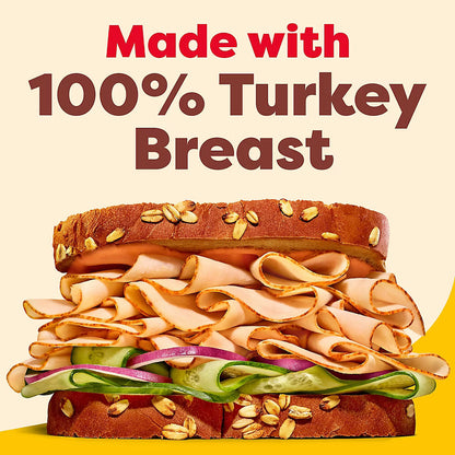 Oscar Mayer Deli Fresh Oven Roasted Turkey Breast, Sliced Lunch Meat, 9g Protein, Trays, 3 pk./9 oz.