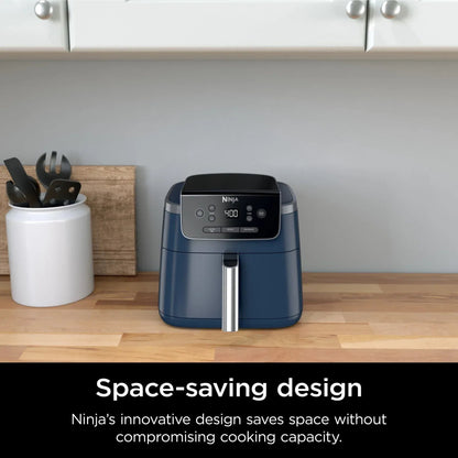 Ninja Pro 3-in-1 Air Fryer, XL 5-Qt Basket, 3 Functions, Air Crisp Technology, Non-Stick, Crisper Plate, AF140WMNV Navy